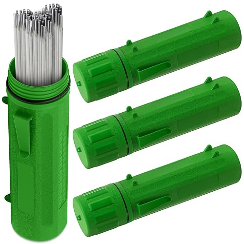 Threaded Rod Container Zonon 4 Pcs Electrode Rod Storage Tube 14 Inch Welding Rod Storage ...