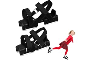 GJQ Toddler Ice Skates, Kids Ice Skates, Adjustable Ice Skates for Kids, Upgrade Double Blade Ice Skates for Toddlers, Suitab
