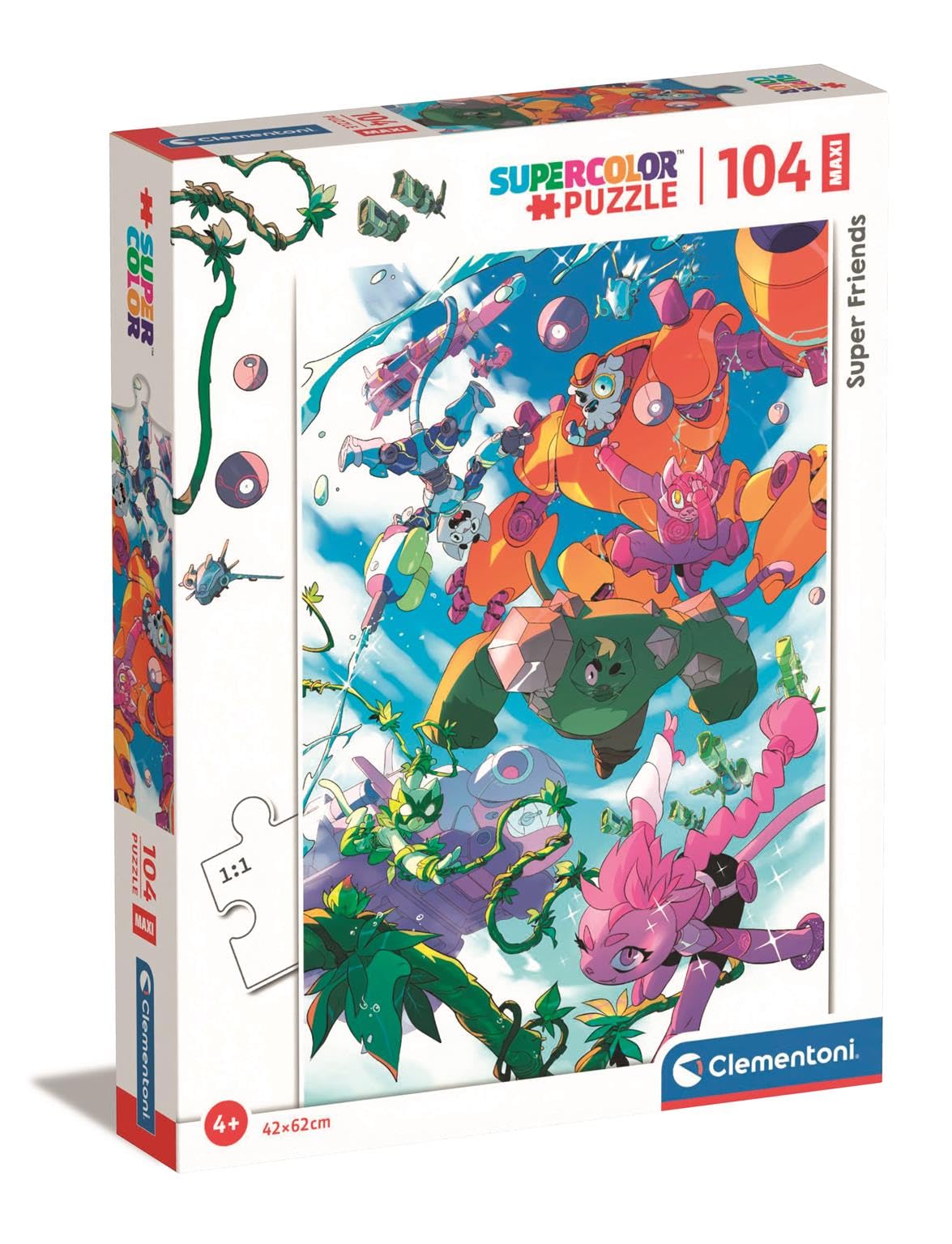 104pc Maxi Puzzle - Super Friends