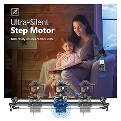NEEWER Motorized Camera Slider, 39.4"/100cm Carbon