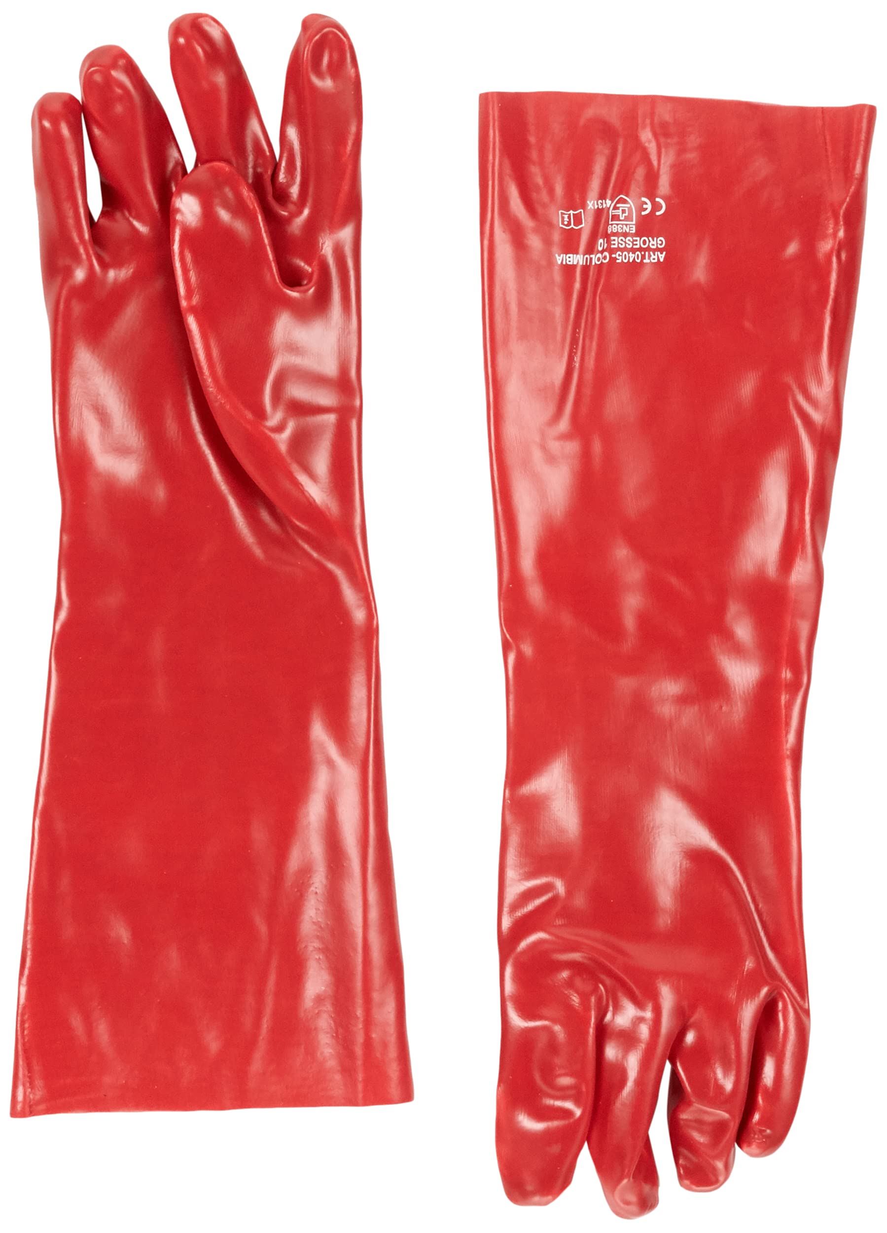 stronghand 0405 Chemical Protection Gloves, Red, Small