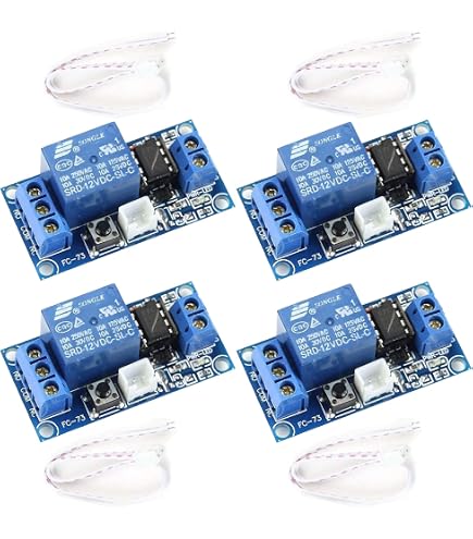 12V/24V DPST 80A/250VAC 50A/30VDC Latching Relay Module