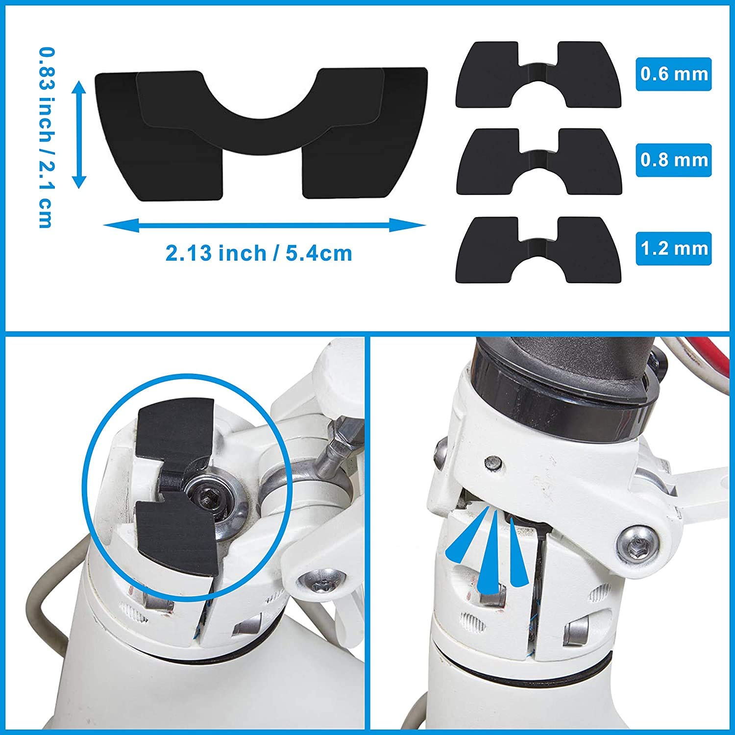 Yungeln Rear Mudguard Scooter Fender Bracket Scooter Replacement Accessory Support Mudguard Bracket Fender Compatible with Xiaomi 1S / M365 / Pro