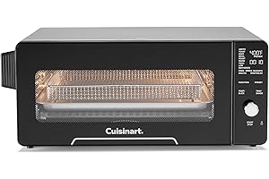 Cuisinart 14-in-1 Space-Saving Air Fryer Toaster Oven with 9 Cooking Functions and 5 Air Fry Presets, 80 to 450°F, Low Profil