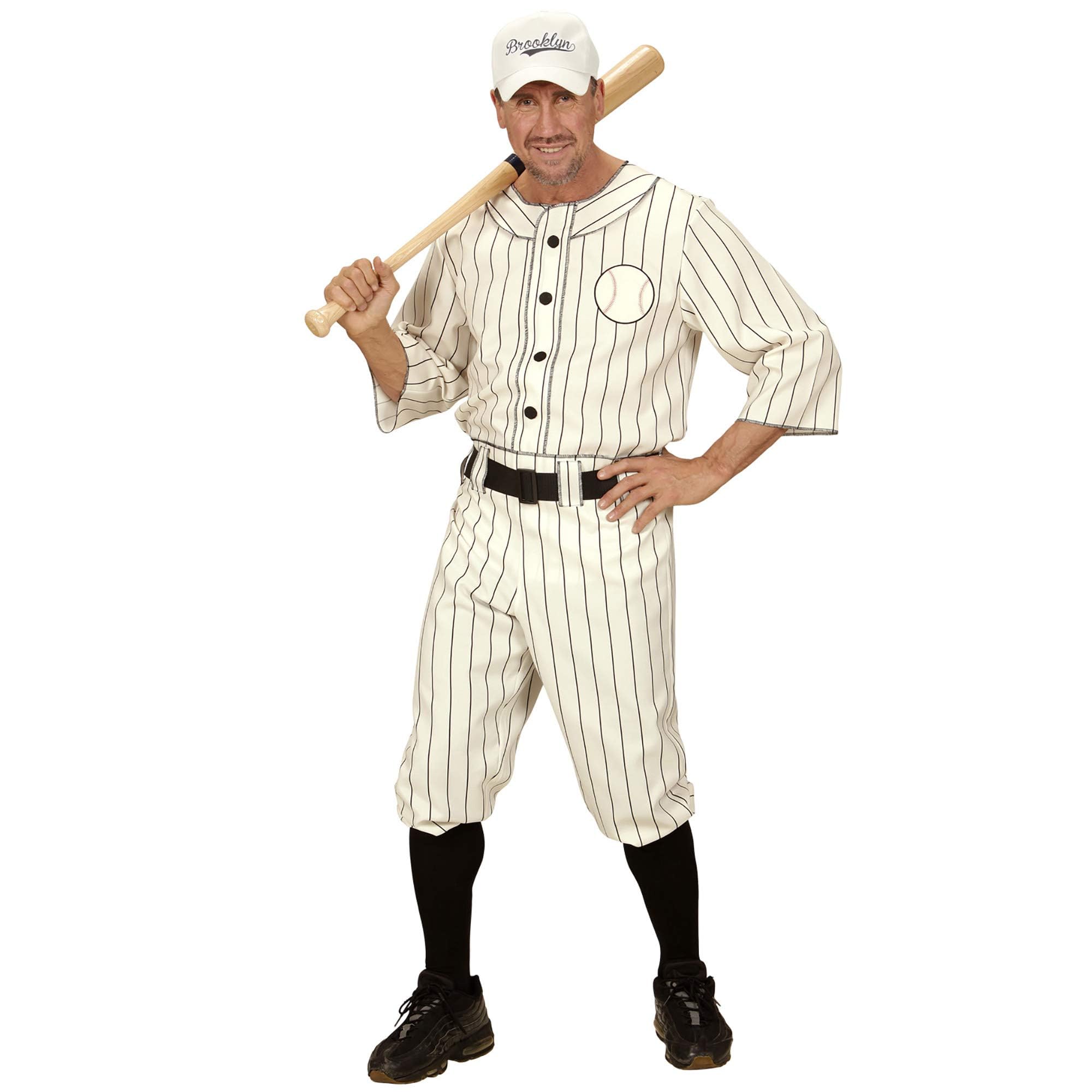 Baseball Player - Adult Fancy Dress Costume - Medium 40/42"
