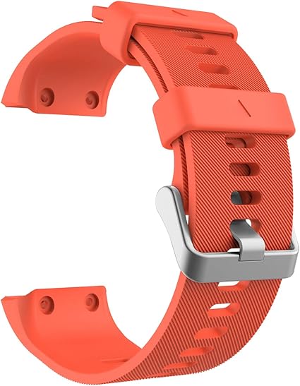 MoKo Correa para Forerunner 35/30, Suave Silicona de Reloj Correa, Naranja