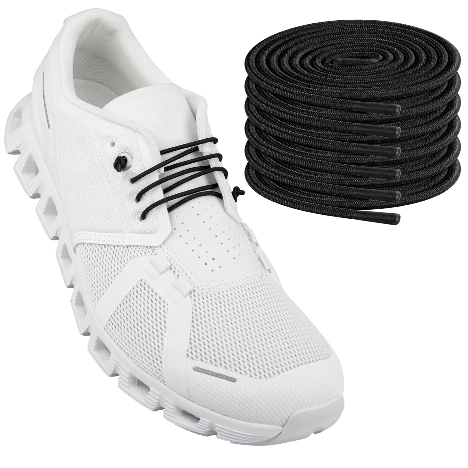 3 Pairs Elastic Shoelaces for ON Cloud 5 & 6 No Tie
