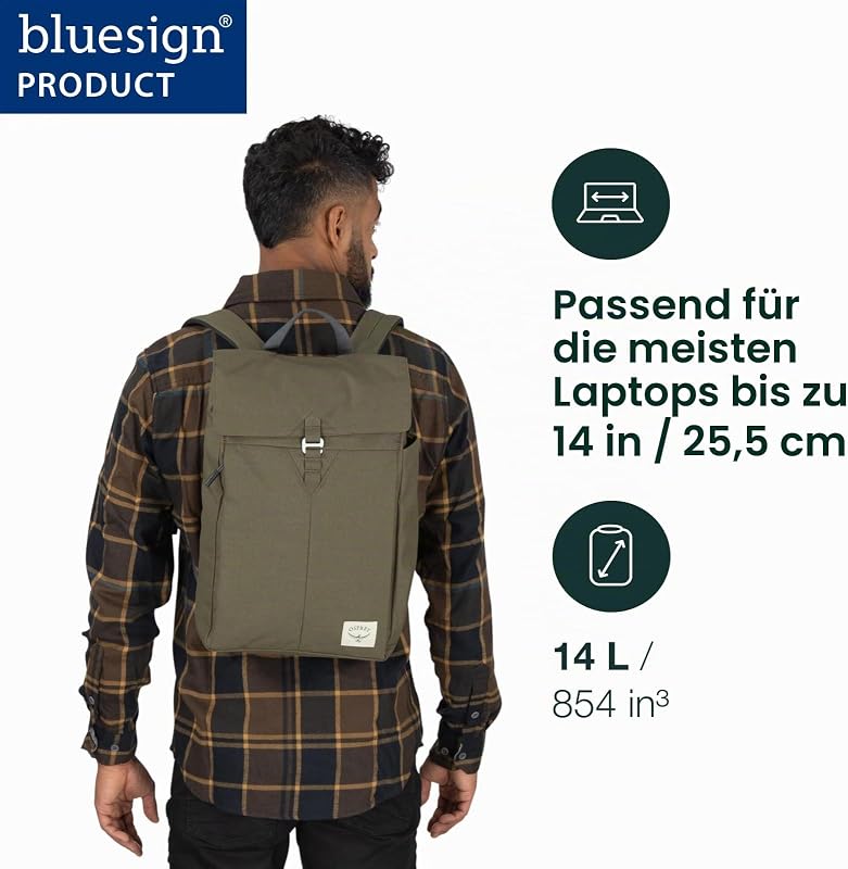 Arcane Flap Pack Rucksack für Lifestyle, unisex Matcha Green Heather O/S