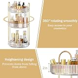 Mokani 360 Rotating Makeup Organiser 3-Tier Spinning Cosmetic Stand view 2