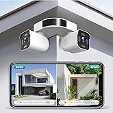 Dual Lens Outdoor Cameras 2.5K/5MP House Cameras Wired Plug-in | Wireless WiFi Camera with Audio and Video,PTZ,Auto Tracking,