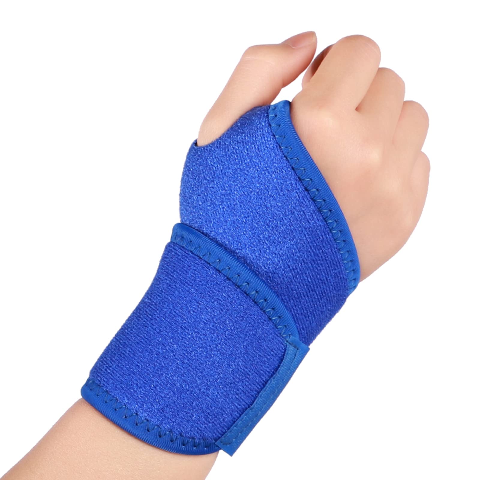 SONGQEE Hand Wrist Thumb Brace Support,Adjustable Sports Protector Compression Strap Splint for Carpal Tunnel Syndrome, Arthritis, Tendonitis, Sprains, Strain, Wrist Guard 1 Size Fit Both Hands