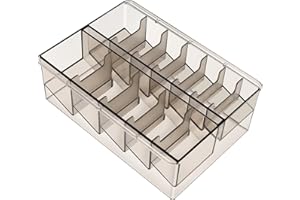 Perfitech Clipper Guard Holder Organizer with 12 Slots, Sturdy PC Material