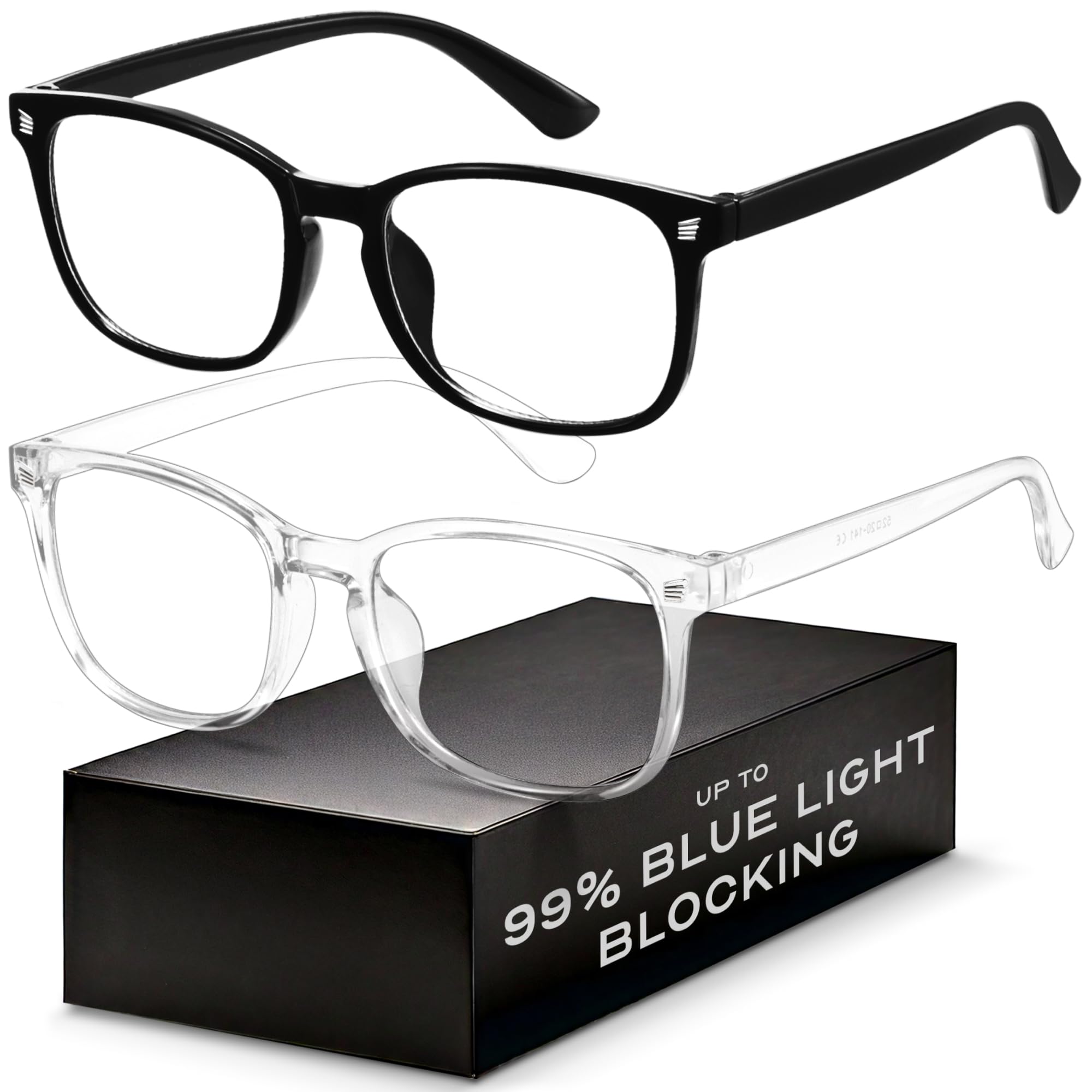 Photo 1 of Blue Light Blocking Glasses - Fashion Square Eyeglasses, Anti UV Ray Computer Gaming Glasses Blue Blockers for Women/Men