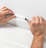 Famatel Adhesive Cable Trunking 5m x 10x16mm White Rectangular Easy Mount view 6