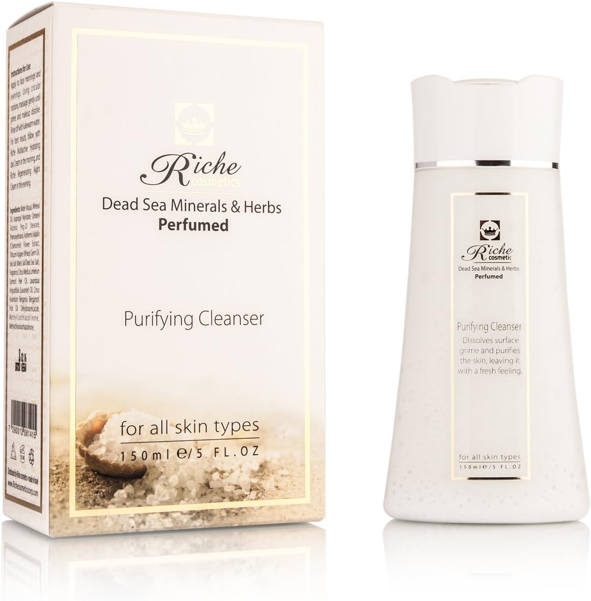 Dead Sea Purifying Cleanser Made From Dead Sea Minerals and Herbs. Purifies the Skin Leaving Skin With a Fresh Feeling For all Skin Types.