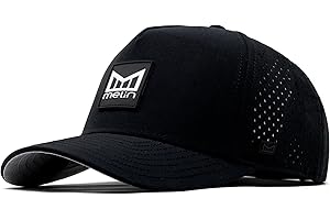 melin Odysea Stacked Hydro, Snapback Hats, Water-Resistant Baseball Caps for Men & Women, Golf, Running, or Workout Hat