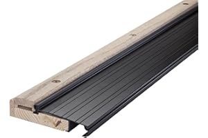 M-D Building Products 77792 4-9/16 in. x 1-1/8 in. x 36 in. Brown Adjustable Aluminum & Hardwood Threshold