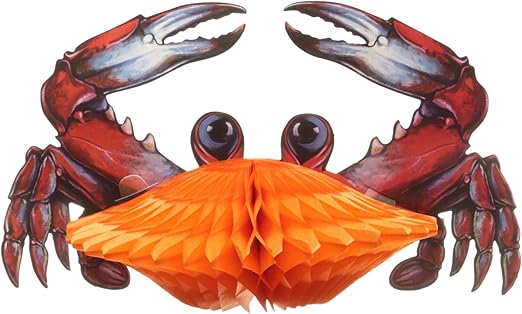 Amazon Com Tissue Crab Party Accessory 1 Count 1 Pkg
