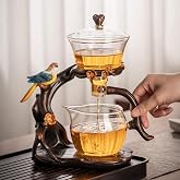 Kungfu Glass Tea Set Automatic Glass Teapot Set (Bird)