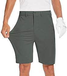 JWM Mens 9" Stretch Golf Shorts - Lightweight