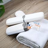 Ceonam Denture Brush 2 Pcs with White Carry Case, Multi-Tiered Bristles view 6