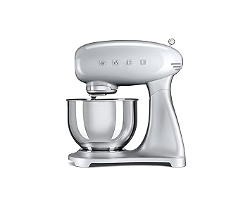 Smeg SMF01SVEU 4,8 L Küchenmaschine, polarsilber