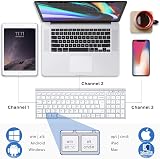 iClever Wireless Bluetooth Keyboard 5.1 Rechargeable UK QWERTY Nano Slim view 4