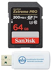 SanDisk 64GB SDXC SD Extreme Pro Memory Card Works