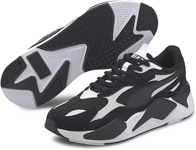 Amazon.com: PUMA RS-X3 SUPER FASHION SNEAKERS 372884-01 PUMA NEGRO/PUMA  BLANCO, negro, 7 : Ropa, Zapatos y Joyería
