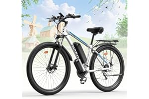 PUJH 1500W Motor Electric Bike for Adults, 48V 17.5Ah 840Wh, 29"*2.1 Fast Ebike,Max 32 mph 30-80 Miles,Front Suspension Disc Brake Class 3 E-Bike,Off Road Mountain Commuting for Men