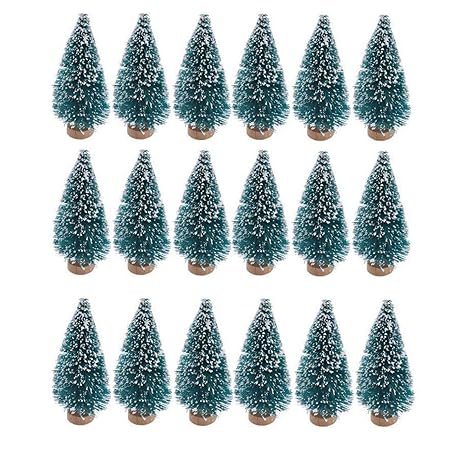 Xonor 24 Pezzi Di Plastica Artificiale Di Natale Sisal