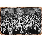 The Shining Ballroom Overlook Hotel Jack Torrance Movie Poster Retro Metal Sign Vintage Tin Sign for Bar Man Cave Garage Home Wall Decor Gift 12 X 8 inch