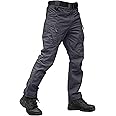 TACVASEN Men's Tactical Pants 9 Pockets Cargo Hiking Pants Lightweight Work Pants for Men Construction Water Resistant