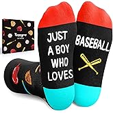 Gamer Gifts for Teens Boys - Sports and Gaming Socks for Kids Aged 4-18, Fun Gifts