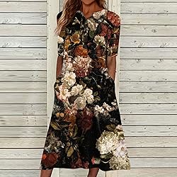 Midi Sundresses for Women Women's 2024 Casual