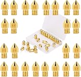 LUTER MK8 Nozzles 24PCS Brass 3D Printer Extruder Set 0.2-1.0mm w/ Box CR-10 view 1