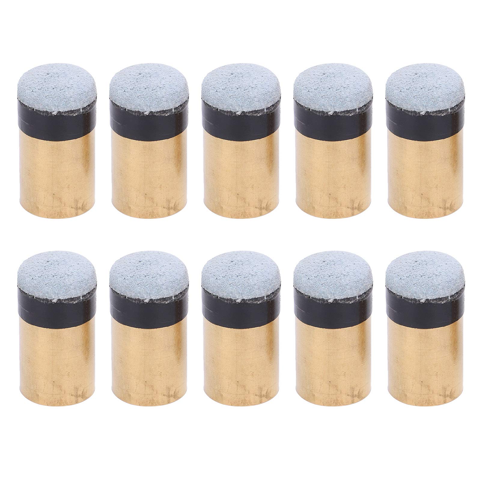 VGEBY Billiards Cue Tip,10pcs Snooker Pool Cue Pole Tip Billiards Snooker Pool Tips Billiards Pool for Leisure Sports Game Room(11MM) Snooker Snooker Cue Tip Repair Kit Snooker Cue Tip Repair Kit