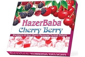 HAZERBABA Hazer Baba Cherry Berry Turkish Delight, 250g