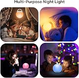 Suright Children's Night Light USB Rechargeable Dimmable RGB Touch Lamp view 4