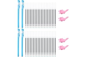 hzsshb Magic Pens & Refills for Magic Practice Copybook, Drawing Pen of Invisible Ink, Writing Training Aid Pencil Grip,Tracing Copy Book Material for Kindergarten Kids