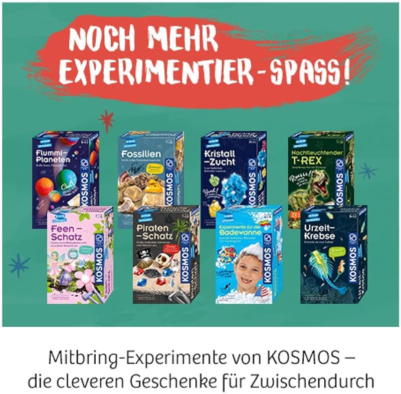 657987 Caleidoscópio, autoconstrução e maravilha, Kit de Experimentação e Artesanato com Espelhos, Luz e Cores Vivas, recarregável, Experimento de Levar à Ótica, para crianças de