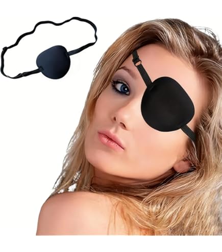Amazon.com: Pro-Eye Patch-Plastic Front Black Eye Patch (1