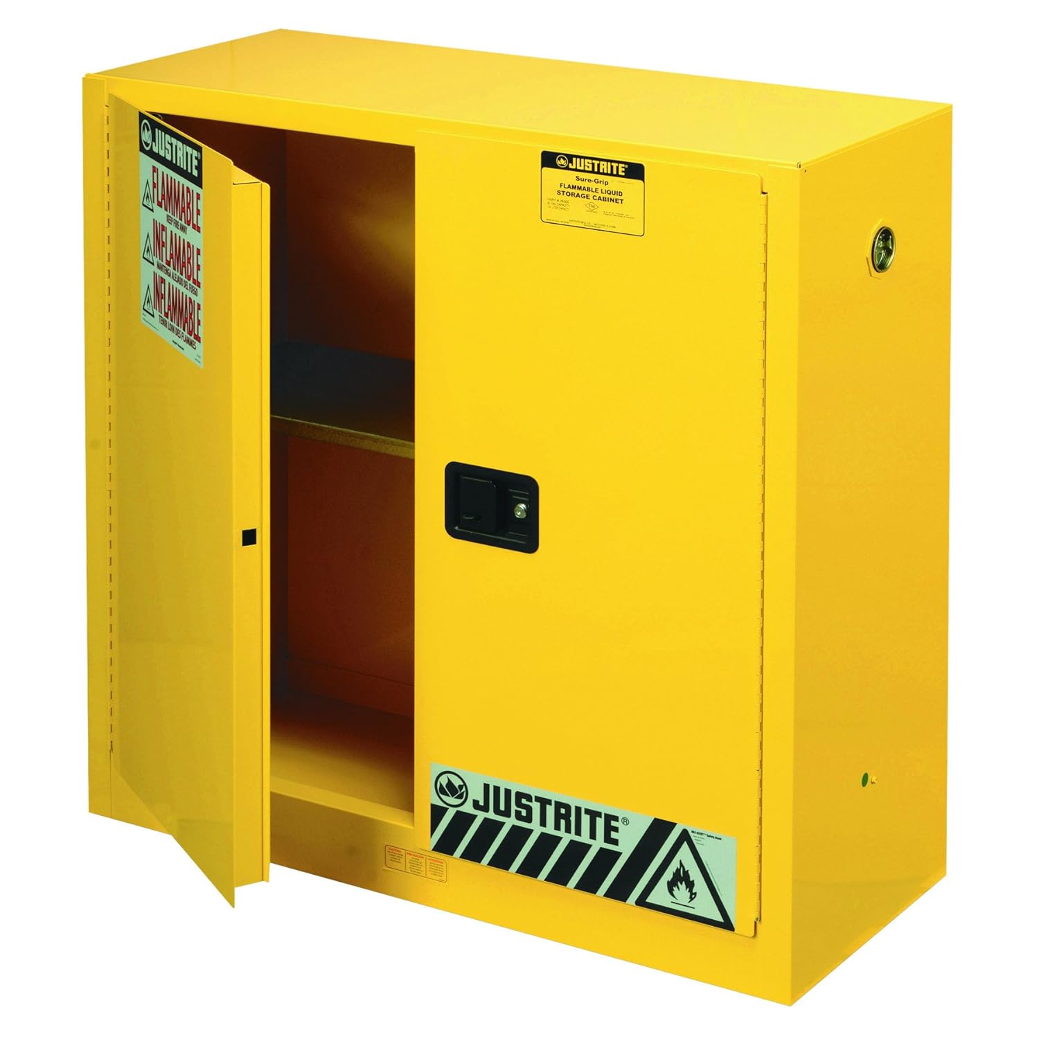 Justrite 893000 Sure Grip Ex Flammable Safety Cabinet 2 Door