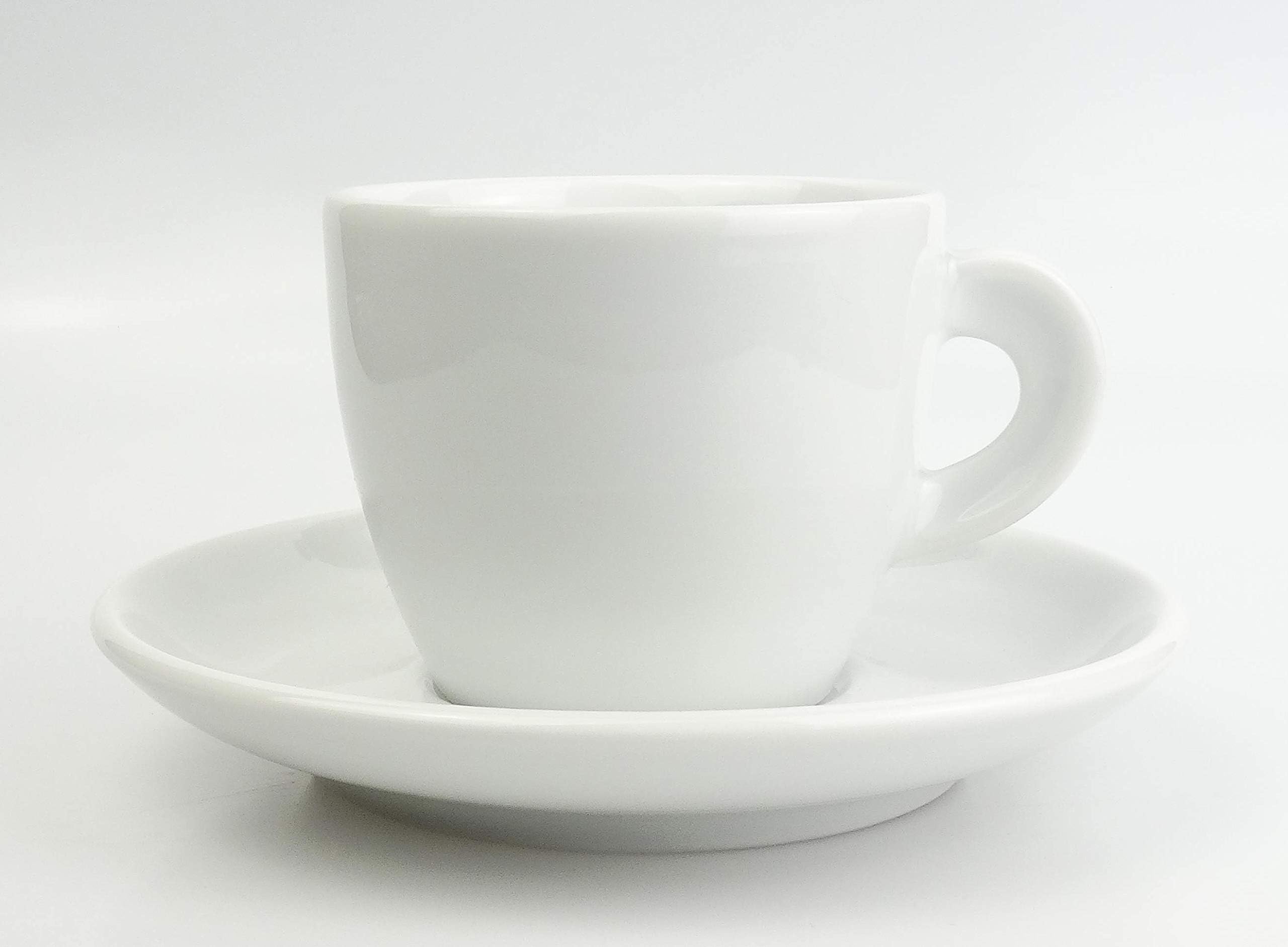 Moka Consorten Italian cappuccino cup » Bari « (140 ml) Handmade (6 Cups & Saucers). Made in Italy