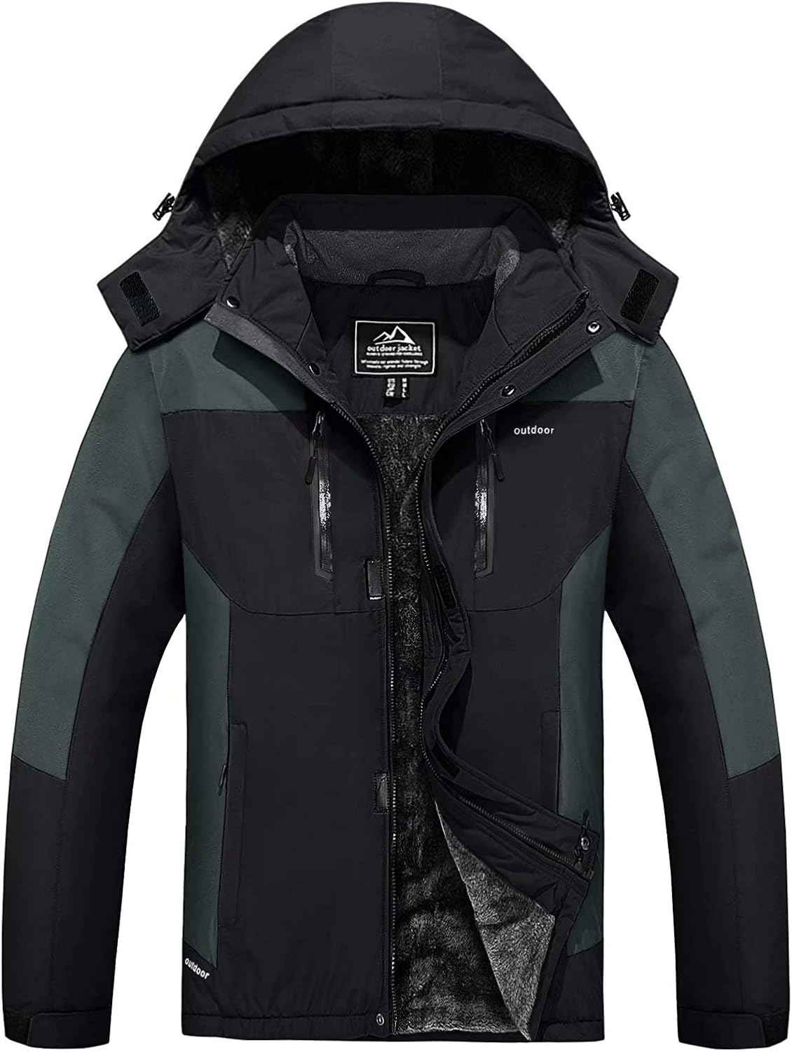 Buy Mens Fleece Jacket with Hood Winter Coats for Men Warm