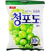 Juicy Green Grape Hard Candy, Sweet &amp; Fruity, 5.40 oz (153g) x 1Pack