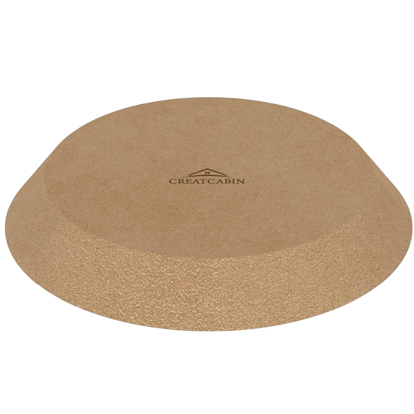 Photo 1 of CREATCABIN Round Pottery Molds Ceramics Plate Forming Molds Wooden Pottery Forms Clay Pottery Molding Tools MDF Ceramics Dish Plate Slump Mold for Handbuilding Plates DIY Craft Supplies 11.8 Inch