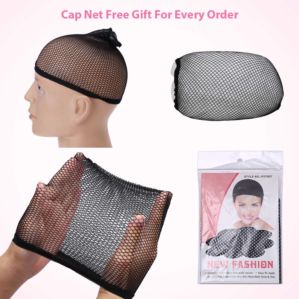 Short Wavy Wigs Wavy Black Ombre Synthetic Wig