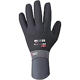 Mares Flexa Fit Ultrastretch 5 mm Neoprene Scuba Diving Gloves | Cut Pre-Shaped Cuffs with Leather and Glide