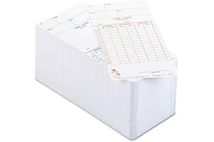 Acroprint 09-9110-000 ATR121 Weekly/Biweekly Time Cards, Replacement for ATR120 Time Clock, Single-Sided Cards for Weekly or Biweekly Pay Periods